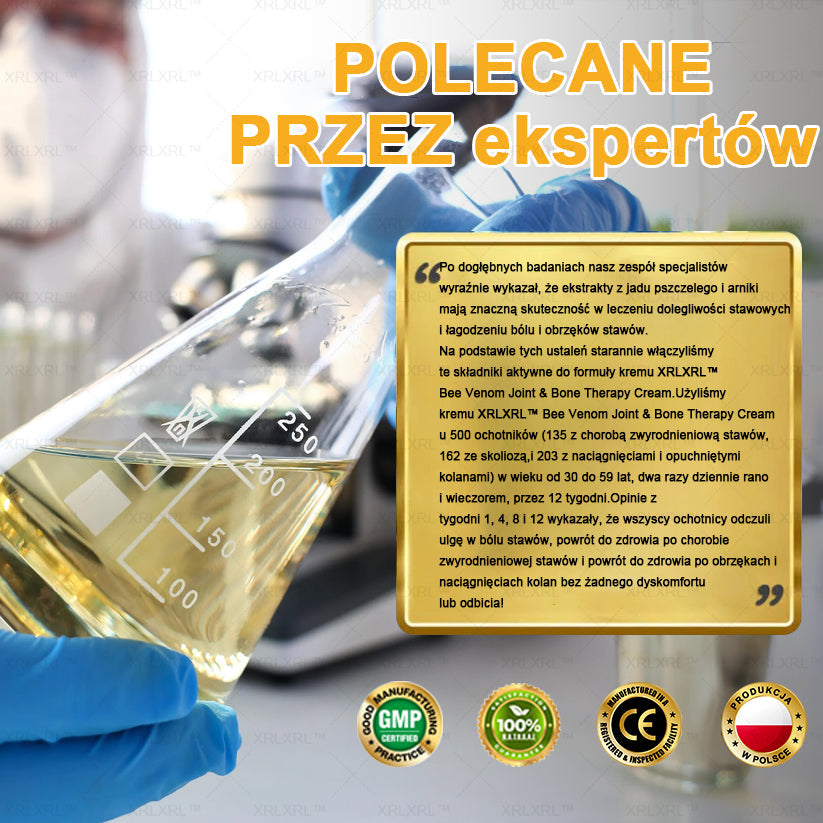 XRLXRL™ Krem Łagodzący Ból i Leczenie Kości z Jadłem Pszczelim (Specjalnie dla starszych dorosłych i polecany przez AAOS)
