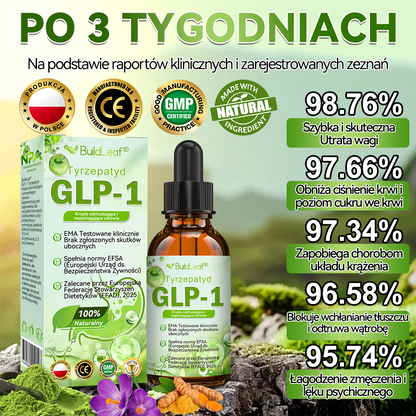 Wyprodukowano i wysłano z Polski 🌿BuildLeaf® Tyrzepatyd GLP-1 Krople odchudzające i wspomagające zdrowie🇵🇱  OSTATNI DZIEŃ – SKORZYSTAJ Z 80% ZNIŻKI!