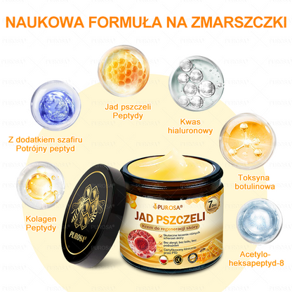 Wyprodukowany i wysłany z Polski 🌸PUROSA® Krem z jadem pszczelim do regeneracji skóry🔥🔥 OSTATNI DZIEŃ – 80% ZNIŻKI!